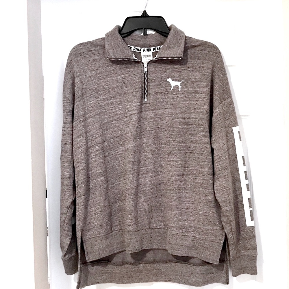 PINK Quarter Zip - Size S